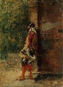 Maria Fortuny i Marsal Cavalier painting